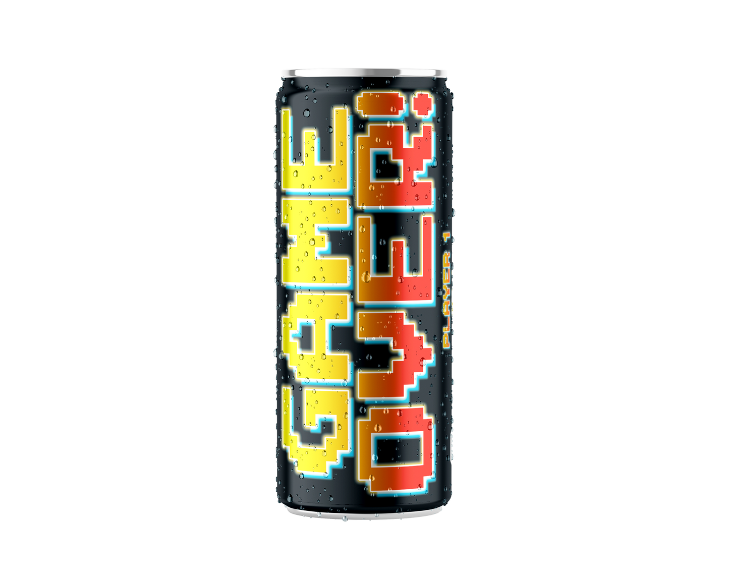 GAME OVER! ENERGY DRINK PLAYER 1