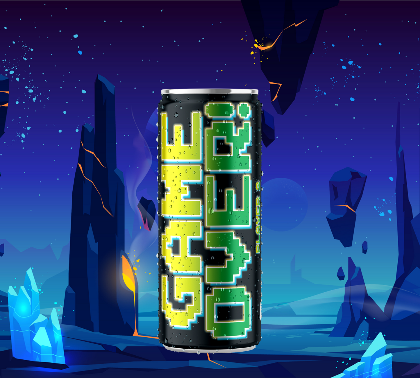 GAME OVER! ENERGY DRINK PLAYER 2