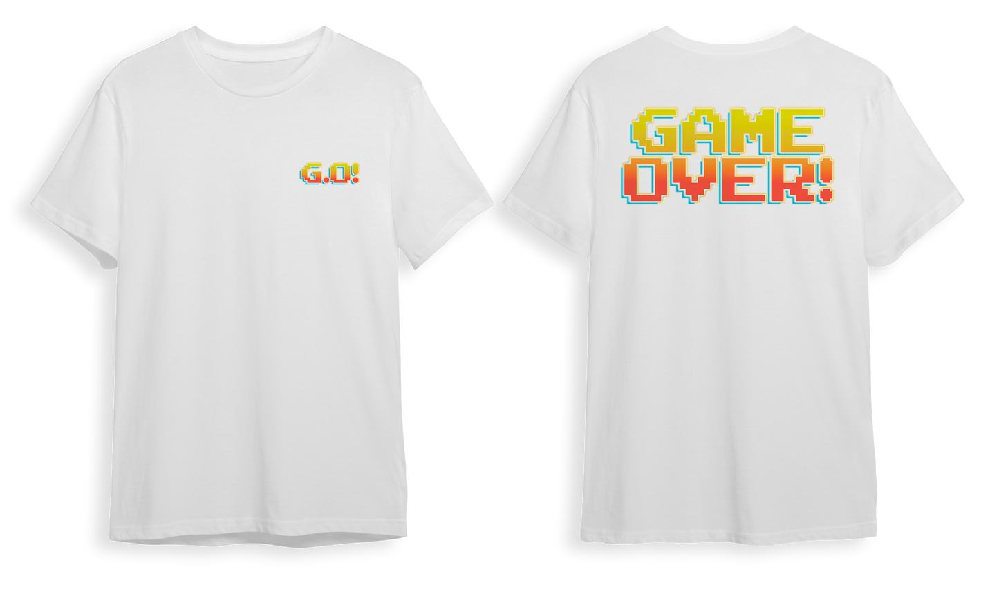 T-SHIRT, GAME OVER! PLAYER 1